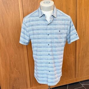 KUHL Mens Bluel Striped Shirt